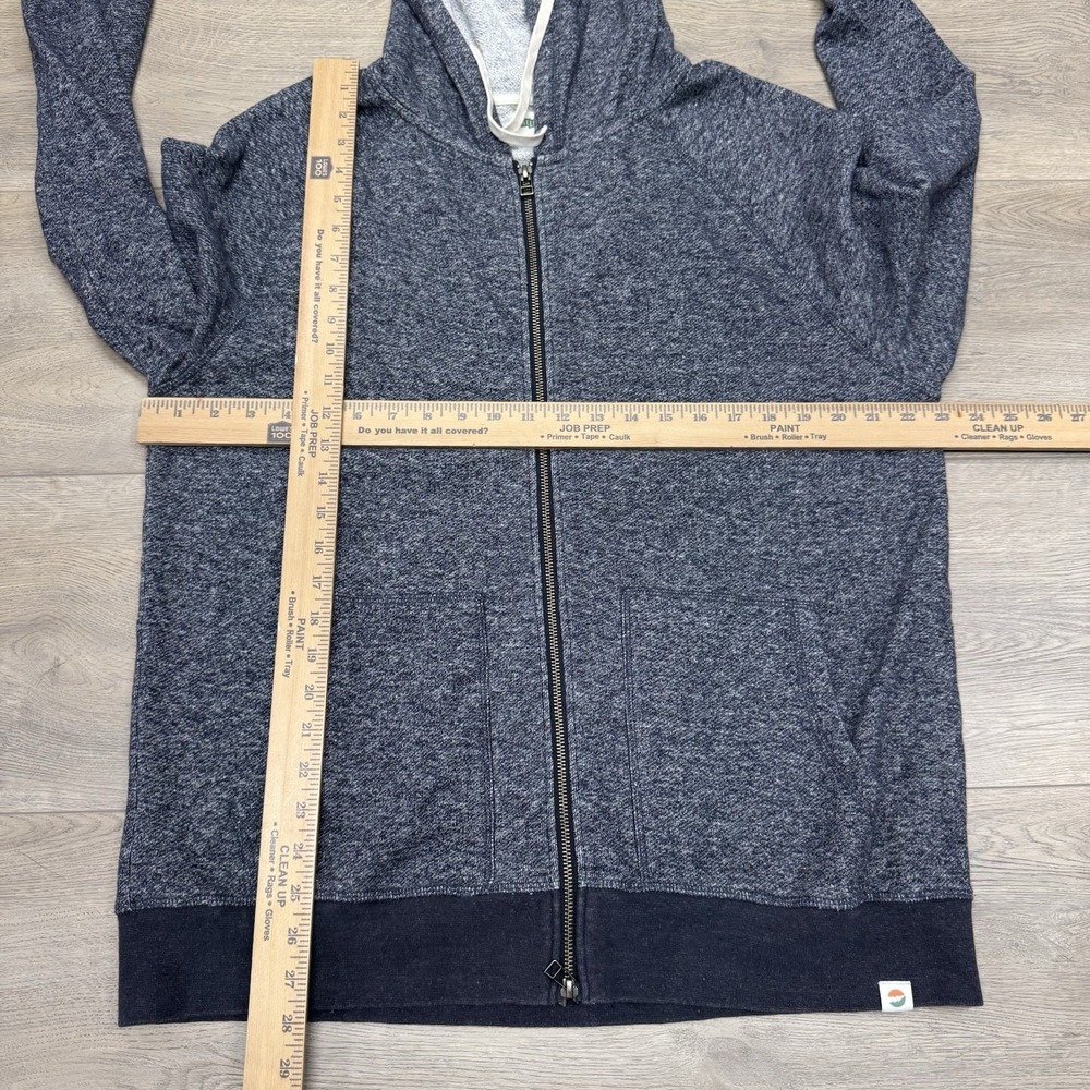 Wellen Hemp Organic Cotton Full Zip Jacket Men's Sz XL Beach Coastal - Picture 3 of 8